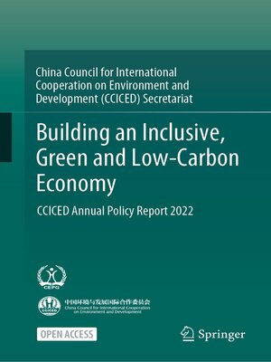cover image of Building an Inclusive, Green and Low-Carbon Economy